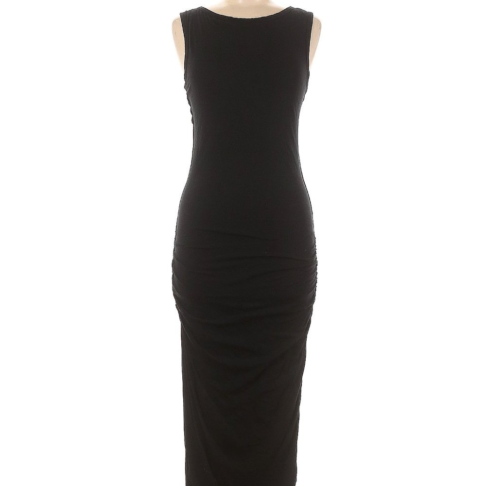 James Perse Open Back Skinny Dress, Black Size 0